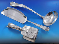Wave Edge by Tiffany Sterling Silver Flatware Set Service 259 pcs Fitted Chest
