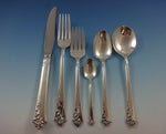 Damask Rose by Oneida Sterling Silver Flatware Set Service 53 Pieces Place Size