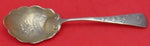 Chrysanthemum by Gorham Sterling Silver Berry Spoon GW Bright-Cut 8 7/8"