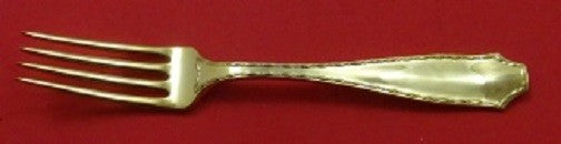 Marquise Vermeil By Tiffany and Co. Sterling Silver Regular Fork 7 1/2" Gold