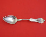 Saxon Stag by Duhme Coin Silver Dinner Spoon BC Pointed Round Tip End 8 1/2"