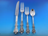 Trellis by Vera Wang Sterling Silver Flatware Set Service 30 pcs Dinner Scarce