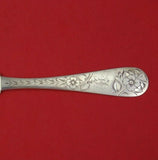 Number 43 by Towle Sterling Silver Master Butter FH Bright-Cut Flowers No Bend
