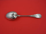 Japanese by Tiffany and Co Sterling Silver Berry Spoon GW ribbed bowl 9 3/8"
