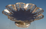 E. Viners Sheffield English Sterling Silver Compote Pierced 6" Diameter #3042
