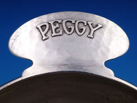 Kalo Sterling Silver Porringer #9095 with Applied "Peggy" Monogram (#8047)