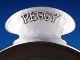 Kalo Sterling Silver Porringer #9095 with Applied "Peggy" Monogram (#8047)