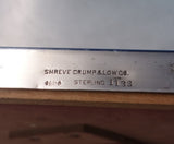 Shreve Crump and Low Sterling Silver Picture Frame #132 4 3/4" x 4" (#5786)