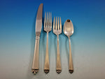 Satin Beauty by Oneida Sterling Silver Flatware Set Service 28 pieces