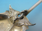 Isis by Gorham Sterling Silver Salad Serving Set 2pc GW Bright-Cut 10" Vintage
