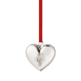 2023 Georg Jensen Christmas Holiday Ornament Silver Heart with Mushroom Vtg NOS