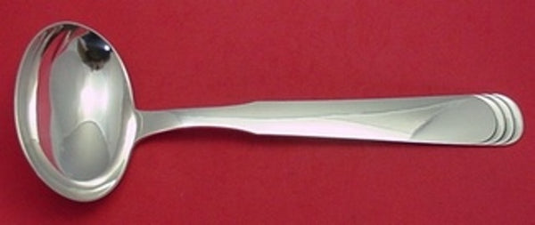 Ripple aka Arvesolv #15 by Hans Hansen Danish Sterling Silver Soup Ladle AS Wide