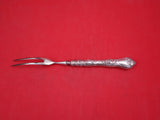Les Cinq Fleurs by Reed and Barton Sterling Silver Steak Carving Fork 9 1/4"