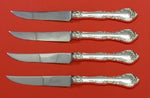 Alencon Lace by Gorham Sterling Silver Steak Knife Set HHWS 4pc Custom