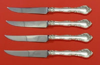 Alencon Lace by Gorham Sterling Silver Steak Knife Set HHWS 4pc Custom