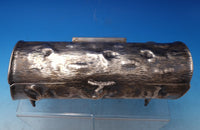 Italian Sterling Silver Box in Log Form w/Applied Branch Handle Feet (#7456)