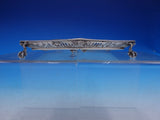 English Silver Tray with Pierced Border and Lion Feet for Inkwell (#4262)