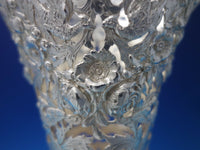 German Sterling Silver Vase Holder Pierced without Insert 13.3 ozt 9 3/4"(#6338)