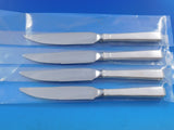 Craftsman by Towle Sterling Silver Steak Knife Set 4pc HHWS  Custom Made 8 1/2"