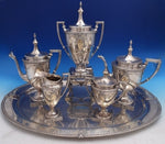 Pompeian by Hayes and McFarland Sterling Silver Tea Set 6pc (#8506) Fabulous!