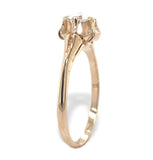 Victorian 14k Yellow Gold .37ct Rose Cut Genuine Natural Diamond Ring (#J7484)
