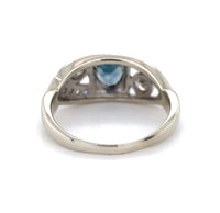 14k Gold .63ct Blue Montana Genuine Natural Sapphire from Rock Creek, MT #J6391