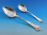New Queens by Durgin Sterling Silver Flatware Set Service 87 pieces Dinner Shell