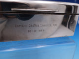 English Estate Sterling Silver Cigarette Box "Pax in Bello" w/Presentation #7936