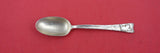 Lap Over Edge Acid Etched Tiffany Sterling Silver Teaspoon squirrel oak tree 6"