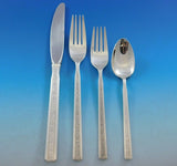 Trilogy by Gorham Sterling Silver Flatware Service for 12 Set 85 pieces