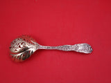 Chrysanthemum by Tiffany and Co Sterling Silver Pea Spoon light GW pierced 7"
