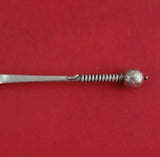 Georg Gleerup Danish Sterling Silver Serving Fork Handmade 3-D Ball Wire Handle
