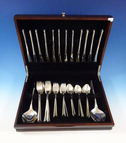 Vision International Sterling Silver Flatware Set 12 Service Mid Century Modern