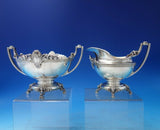 Lion by Tiffany and Co Sterling Silver Sugar Creamer Set 2pc GW c.1870 (#5901)