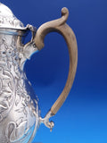 Irish Dublin 1775 Sterling Silver Coffee Pot Swans Birds Swags (#8390)