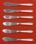 Nellie Custis By Lunt Sterling Silver Trout Knife Set HHWS 6pc Custom