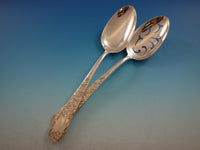 Old Maryland Engraved by Kirk Sterling Silver Flatware Set for 12 Service 54 pcs
