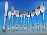 Wild Rose Rosalind Old by International Sterling Silver Flatware Set 141 pcs Dn