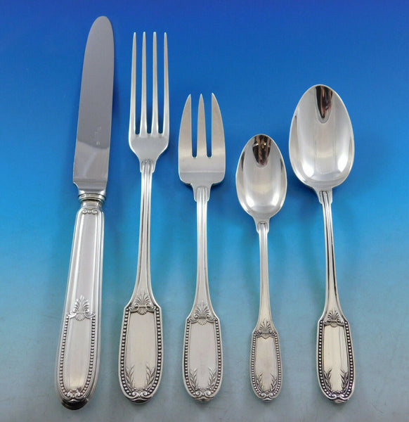 La Rochelle by Tetard Freres Sterling Silver Flatware Set Service French 62 pcs