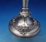 Silver on Copper Candelabra Pair Three-Light 20 inch #6449