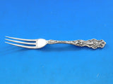 Irian by Wallace Sterling Silver Strawberry Fork Figural 4 3/4" Art Nouveau