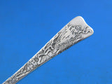 Lap Over Edge Acid Etched by Tiffany Sterling Cocktail Fork Crown Volute 6"