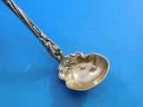 Irian by Wallace Sterling Silver Mustard Ladle Gold Washed Original 4 5/8"