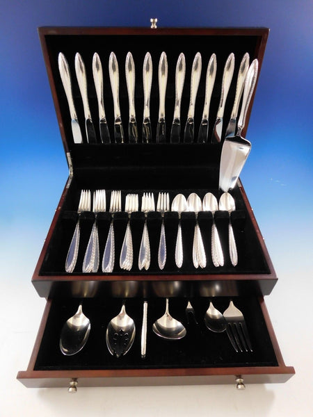 Michele by Wallace Sterling Silver Flatware Set for 12 Service 56 Pieces