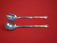 Fontana by Towle Sterling Silver Salad Serving Set Modern 10 1/2" Custom Made