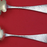 Duhme Sterling Silver Fish Serving Set GW Applied Fish Hammered Aesthetic