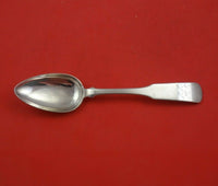 Russian Sterling Silver Serving Spoon Tablespoon 8 1/2" Heirloom Silverware