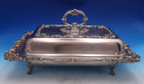 Grande Baroque by Wallace Silverplate Vegetable Server Dish Covered Double #8481