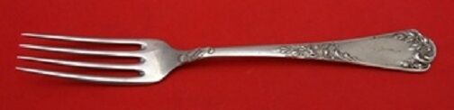 German 800 Silver Art Nouveau Sterling Salad Fork 7"