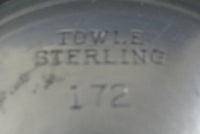 Silver Flutes by Towle Sterling Silver Sauce Boat & Underplate #172 (#0795)